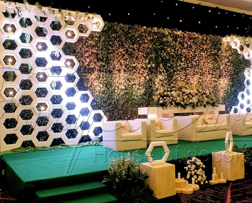 Dekorasi Tema Hexagon Featured