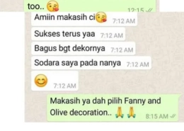 Fanny & Olive House of Decorations Testimonial #2